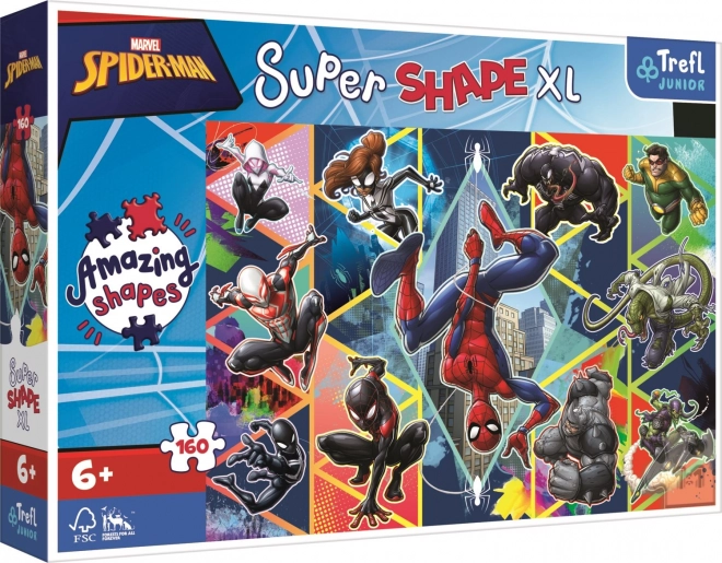 Puzle XL Super Shape de 160 piezas: únete a Spider‑Man