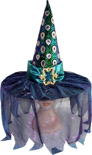 Sombrero de bruja - 1 pieza