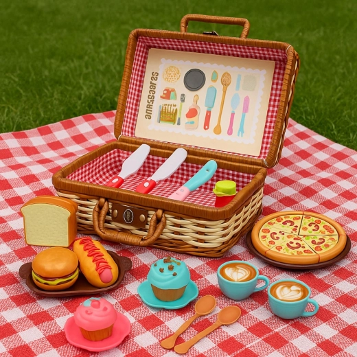 Equipamiento de 33 piezas para jugar a cocinar