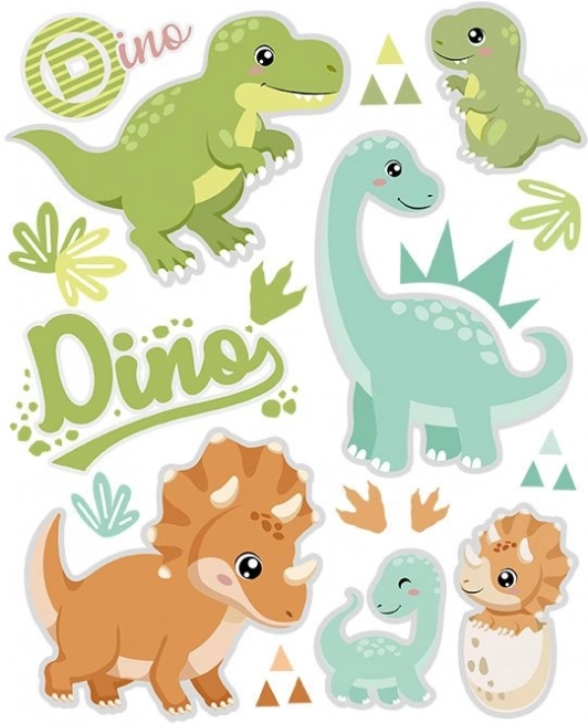 Imágenes termoadhesivas de dinosaurios – hoja pequeña
