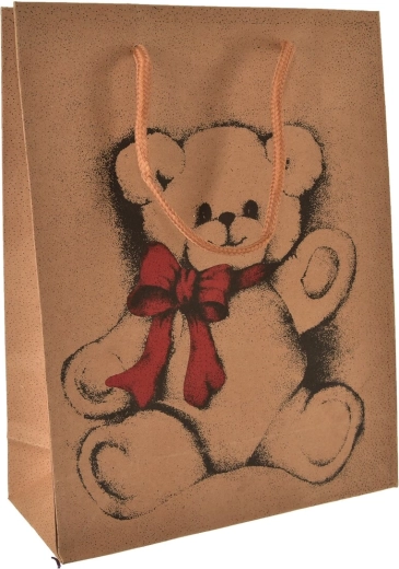 Bolsa de regalo con motivo de oso 18 × 10 × 23 cm