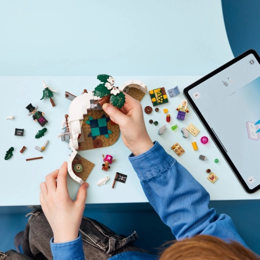 Construcción con la app LEGO Builder