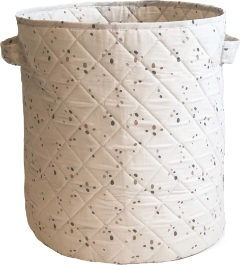Petú Petú Ragge cesta de almacenamiento acolchada Dots