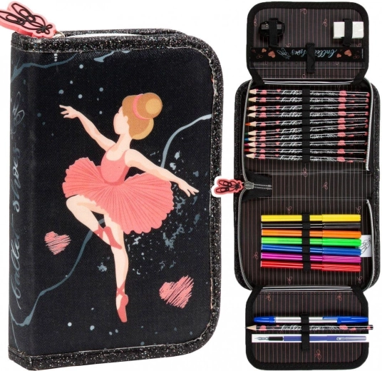 Estuche escolar equipado Bailarina - 1 pieza