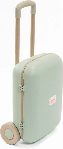 Maleta de viaje infantil de material ecológico DOLONI, verde