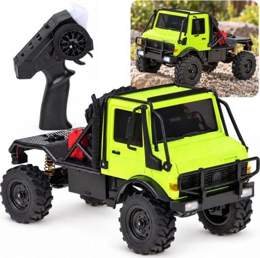 Vehículo todoterreno teledirigido MN Model U4000 4WD 1:18 con luces LED