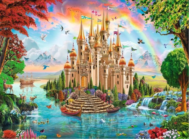 Puzzle castillo arcoíris Ravensburger 100 piezas