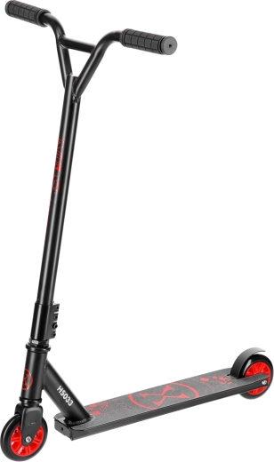Patinete freestyle NILS Extreme negro‑rojo