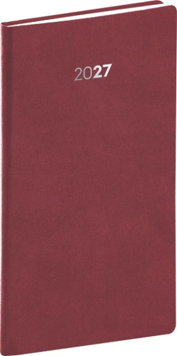 Agenda de bolsillo Notique Balakon 2027 azul marino 9 × 15,5 cm