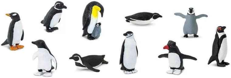 Safari Ltd. pingüinos – gran set de 48 figuras