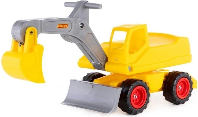 Mega excavadora infantil de asiento con asiento giratorio 360° y arado desmontable