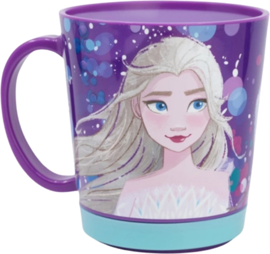 Vaso infantil de plástico seguro Frozen – El Reino de Hielo Elsa 410 ml