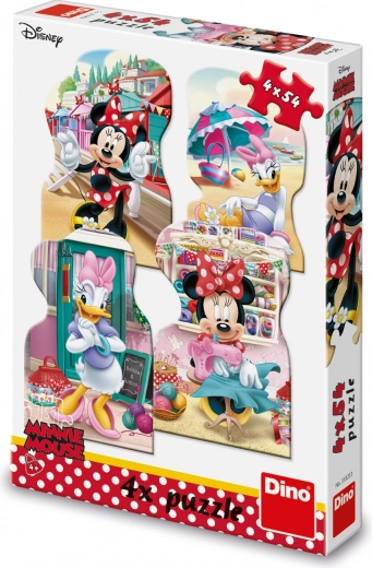 Puzzle Minnie y Daisy Verano 4x54 piezas