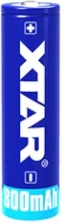 Batería recargable Li-ion Xtar 14500 (AA/R6) 3,7 V 800 mAh con protección - 1 unidad