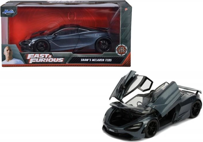 Fast & Furious McLaren 720S de Shaw 1:24, modelo de coche metálico