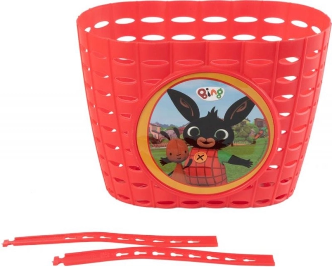 Cesta infantil para bicicleta con motivo de Bing
