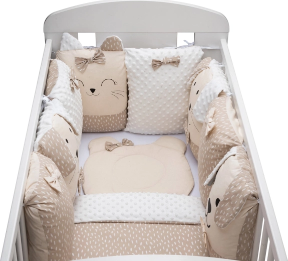 Juego de cuna Sleep Guardian 12 piezas beige