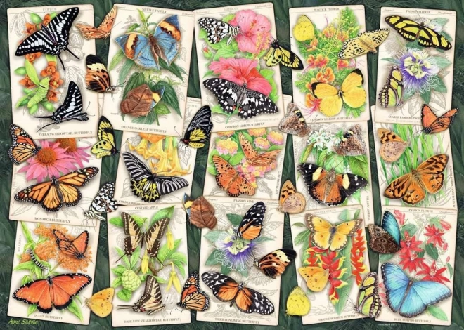 Puzzle RAVENSBURGER Mariposas tropicales 1000 piezas
