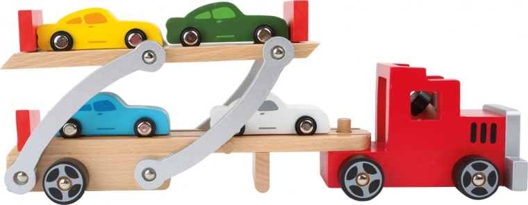 Camión de madera con coches small foot