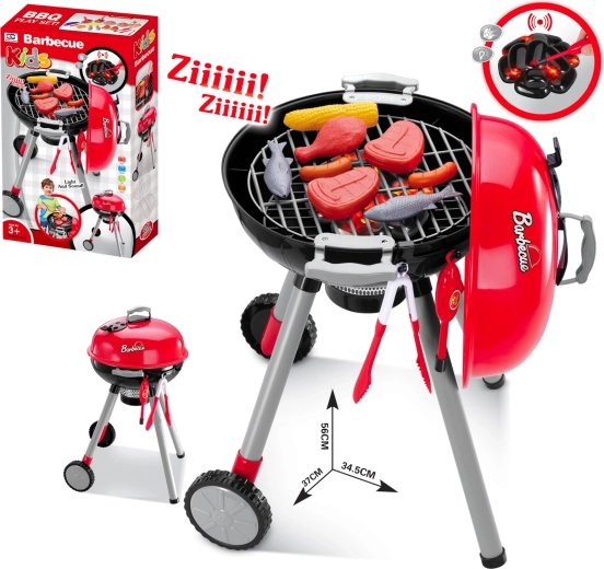 Set de barbacoa infantil de jardín con luz y sonido SPARKYS