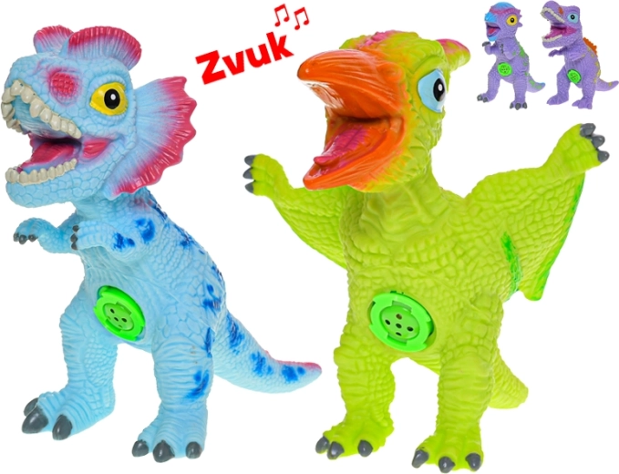 Dinosaurio interactivo a pilas de 18–21 cm con sonidos