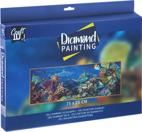 Pintura de diamantes Mundo submarino 75 × 25 cm