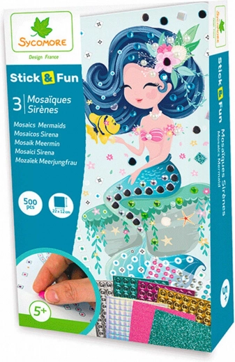 Stick & Fun - Mosaico pequeño Sirenas