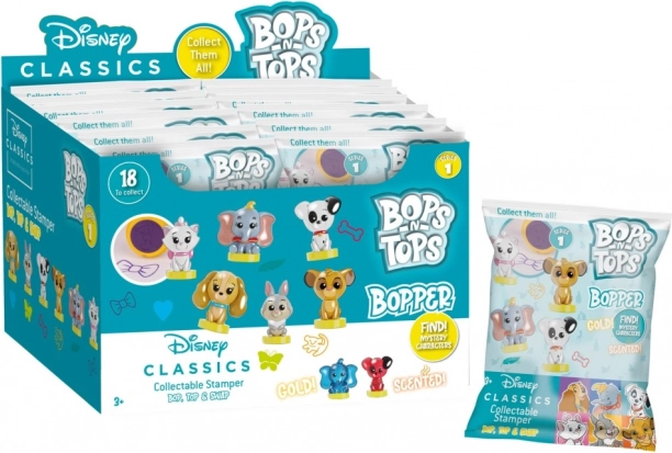 Sellos Disney Classics Bops Tops Aromáticos y Dorados