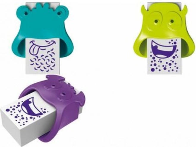 Goma de borrar MAPED Little Monster en estuche de plástico