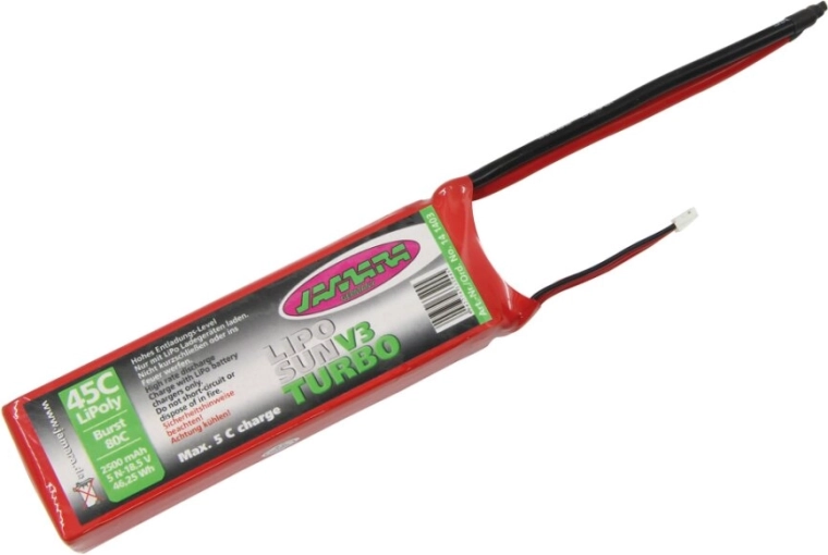 Batería LiPo LipoSun V3 Turbo LiPo 2500 mAh 18,5 V 45C