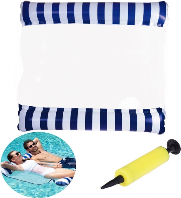 Colchoneta acuática inflable tipo hamaca para piscina y playa