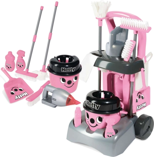 Carrito de limpieza Hetty con ruedas