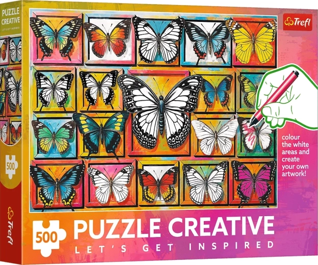 Puzzle Trefl Creative Colección de mariposas 500 piezas