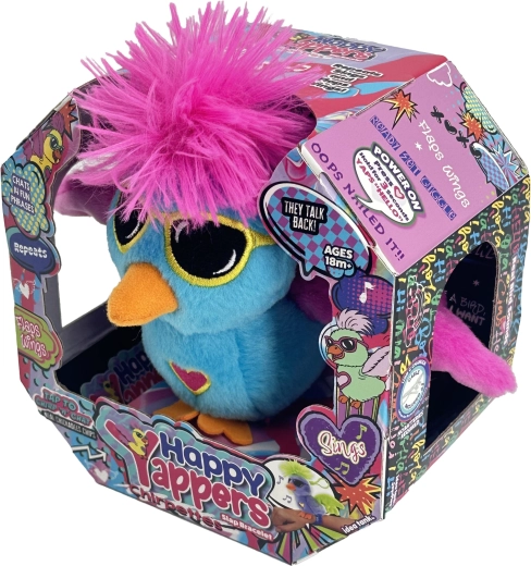 Steppos Happy Yappers Bella – pajarito de peluche interactivo