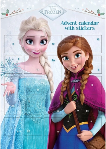 Calendario de Adviento con pegatinas Frozen