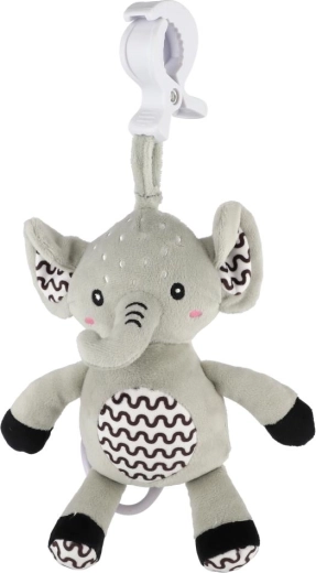 Práctico clip para cochecito y cuna