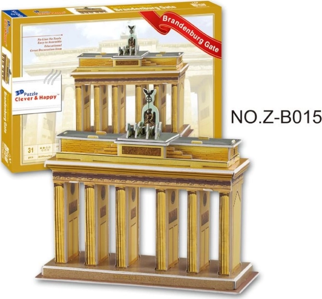 Puzle 3D Puerta de Brandeburgo 31 piezas