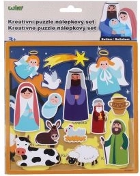 Set creativo de rompecabezas con pegatinas Belén