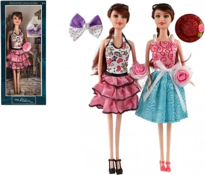 Muñeca de moda articulada con accesorios 30 cm