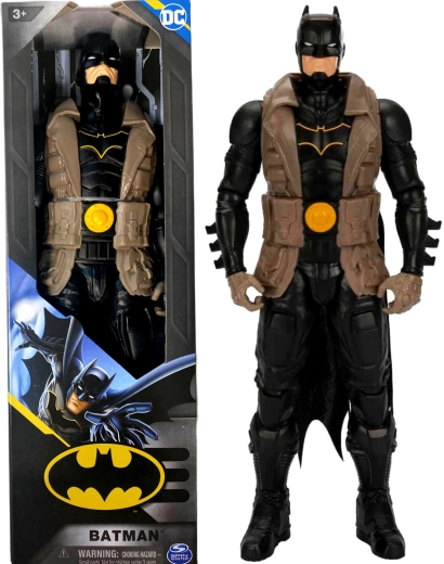 DC COMICS Batman figura grande con capa marrón 30 cm