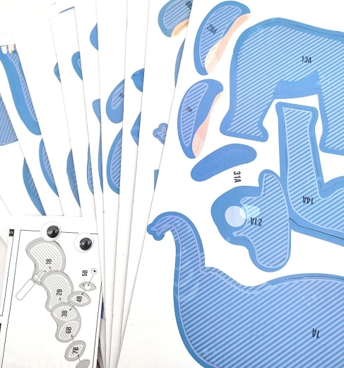 Montaje sencillo gracias a las piezas numeradas