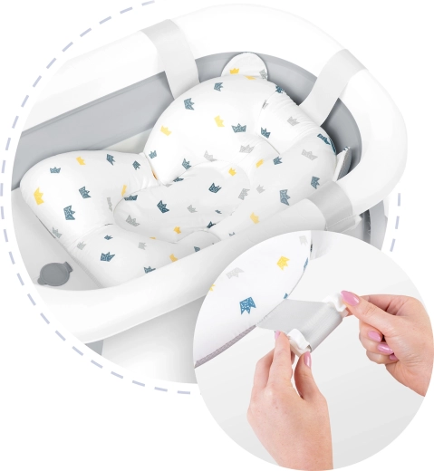 Fijación segura con correas ajustables