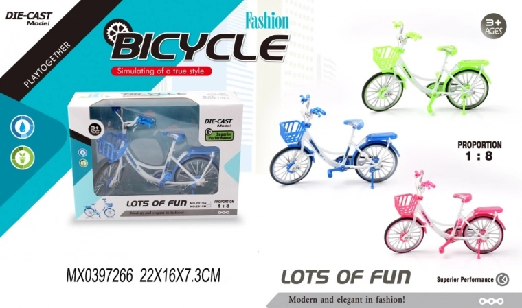 Modelo de bicicleta 1:8 Fashion