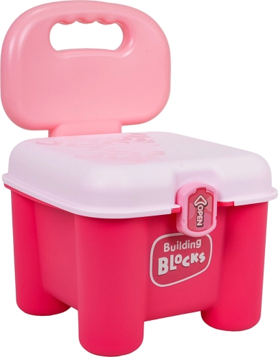 Una caja que sirve como silla