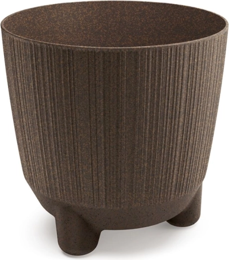 Maceta Ryfo Eco Wood 19,5 cm – café