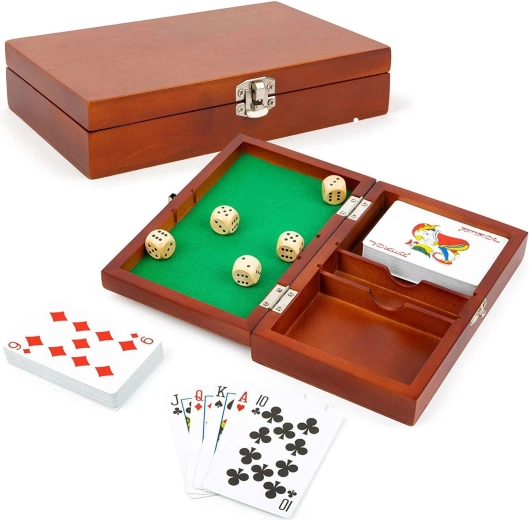 Small Foot cartas y dados en caja de madera