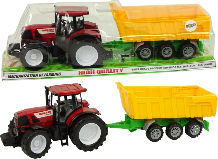 Tractor infantil con remolque basculante 50 cm
