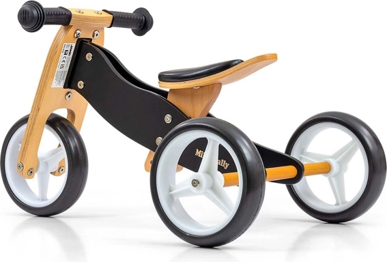 Dos funciones en uno: triciclo y bicicleta de equilibrio