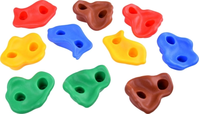 Juego de presas de escalada de colores para paredes infantiles