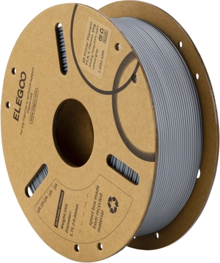 Filamento PLA ELEGOO gris 1,75 mm